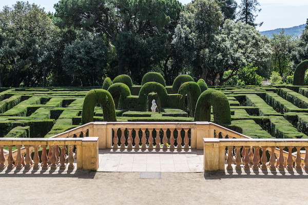 The Horta hedge maze in Barcelona