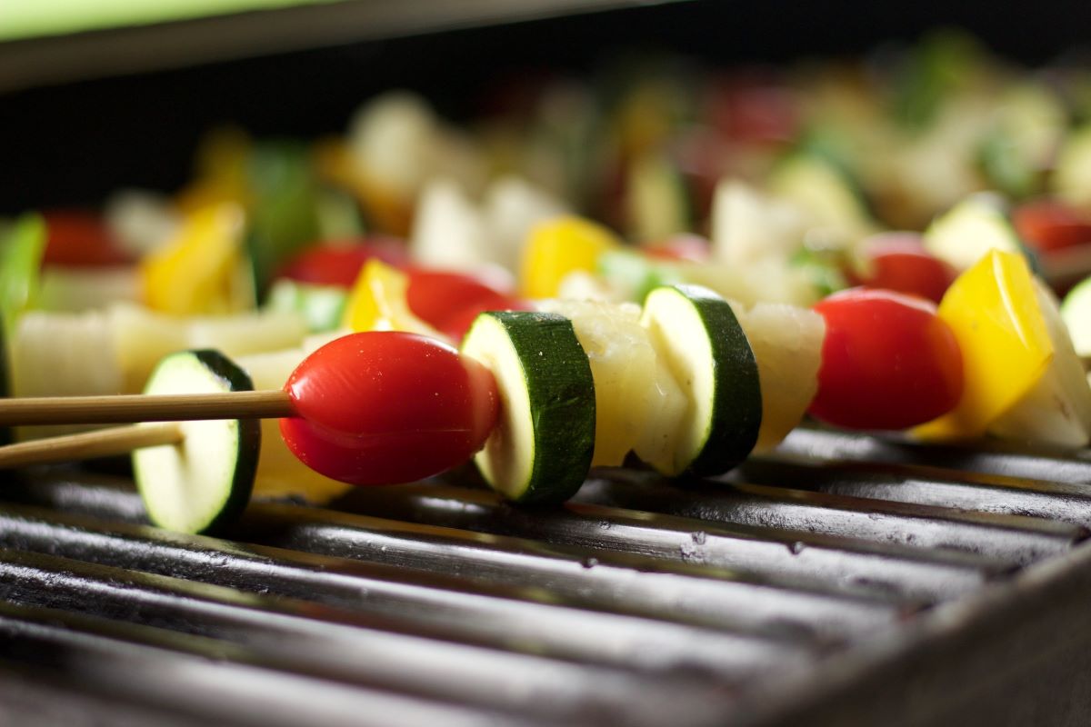 veggies on a skewer