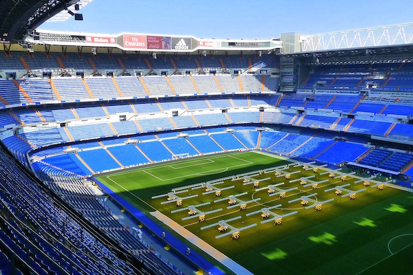Experience one of the most legendary stadiums in Madrid when you take a tour of Real Madrid's home turf!