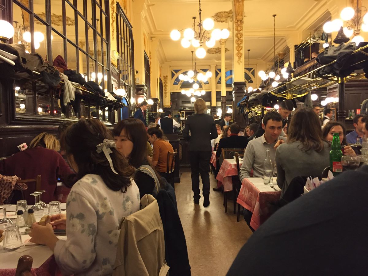 people dining inside bouillon