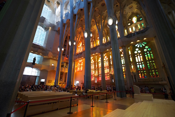 The Sagrada Familia is a must during your family holiday in Barcelona!