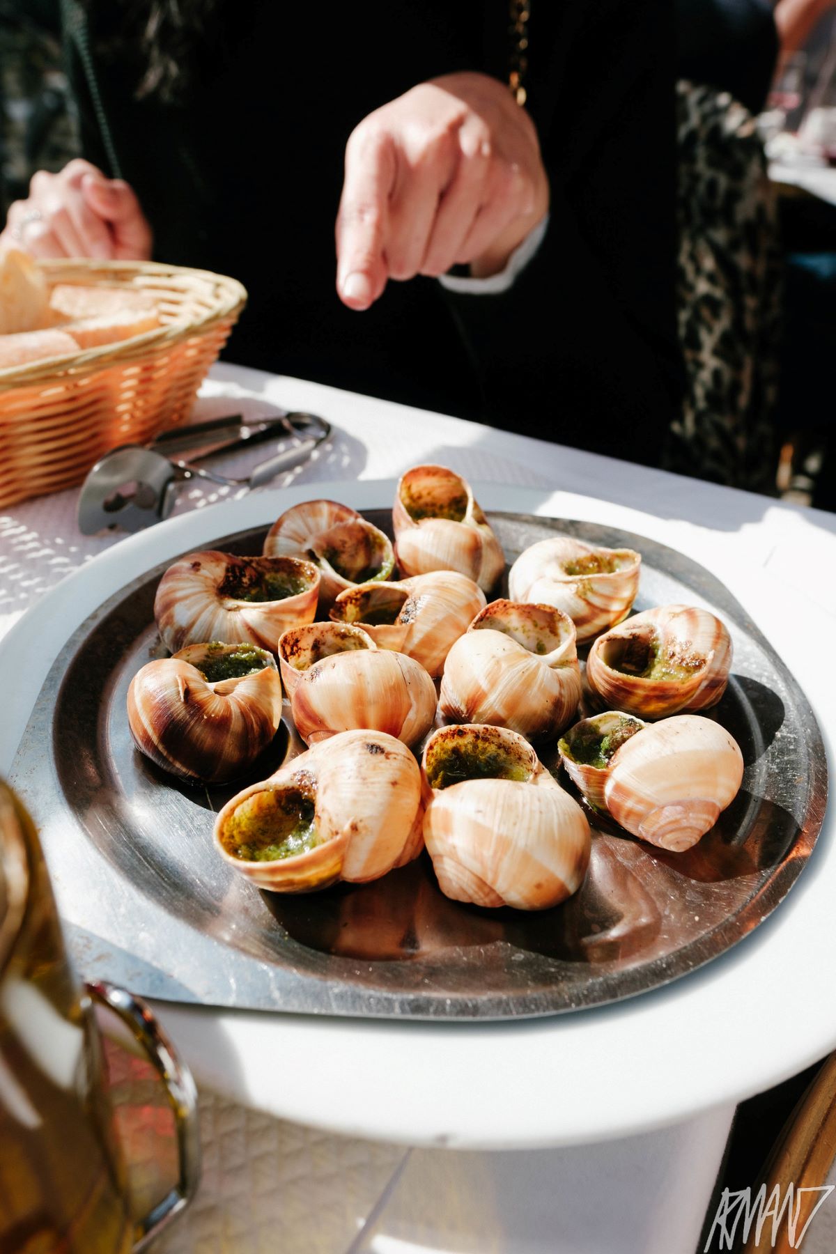 platter of snails 