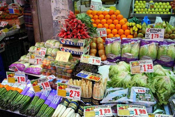 There are some great local food markets in Seville, but we have some favorites! No matter which market you choose, you will find an abundance of fresh produce like this.