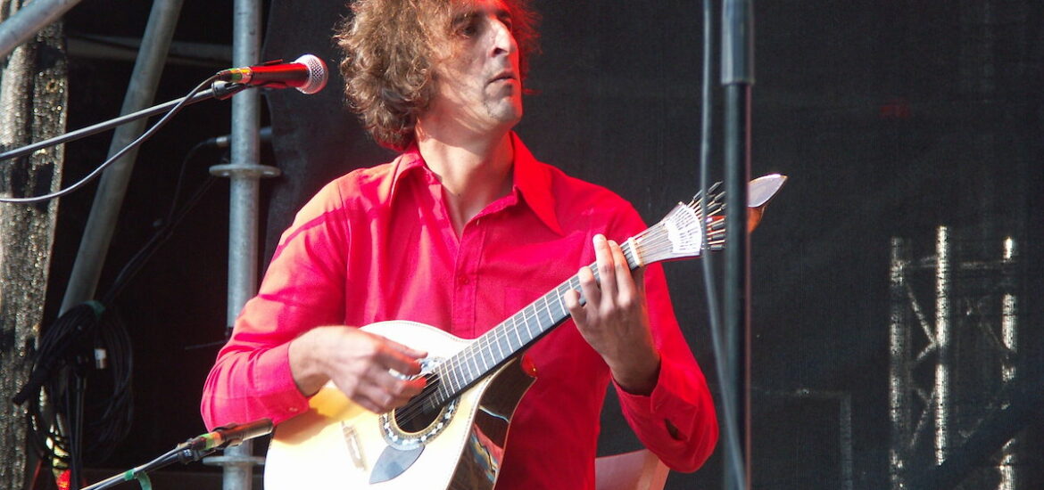 fado musician with portuguese guitar