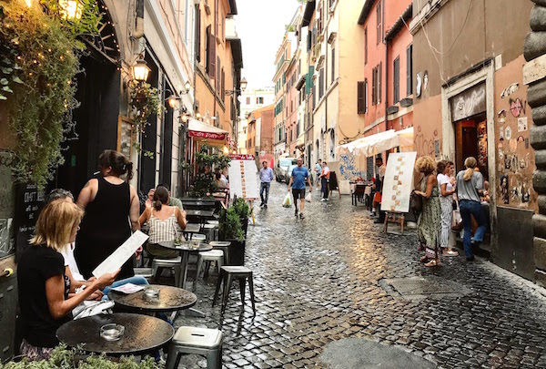 A self-guided walking tour in Rome would be incomplete without a wander through Trastevere.