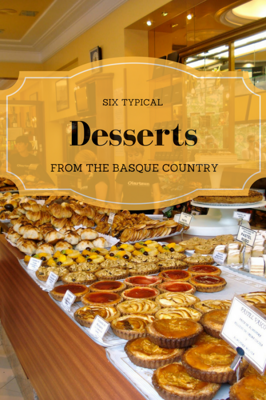A list of typical desserts from the Basque Country.