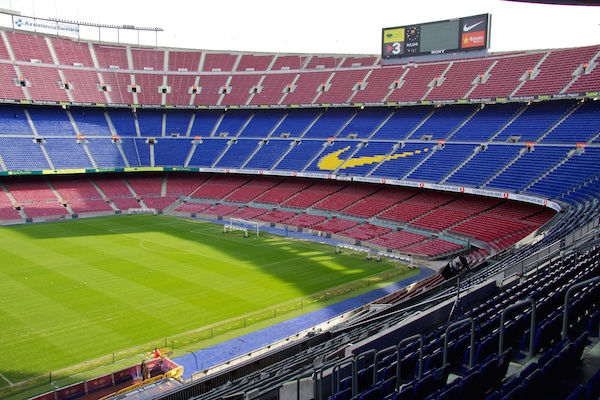 When visiting Barcelona in May, try and make it to Camp Nou if you can—either for a tour or a game (or both!).