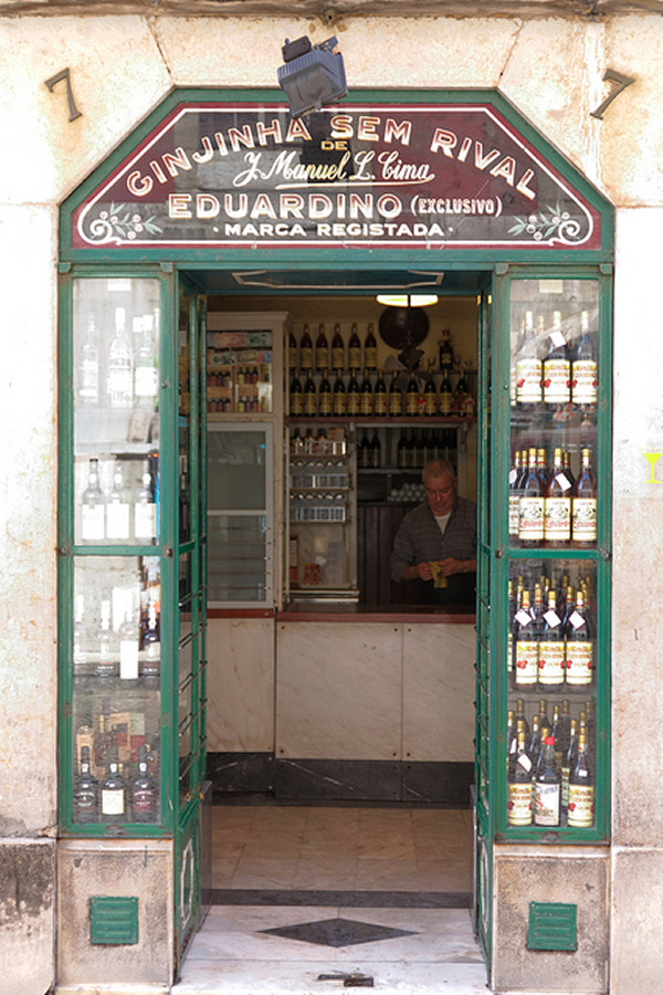 Some of the best ginjinha in Lisbon awaits you beyond this door!