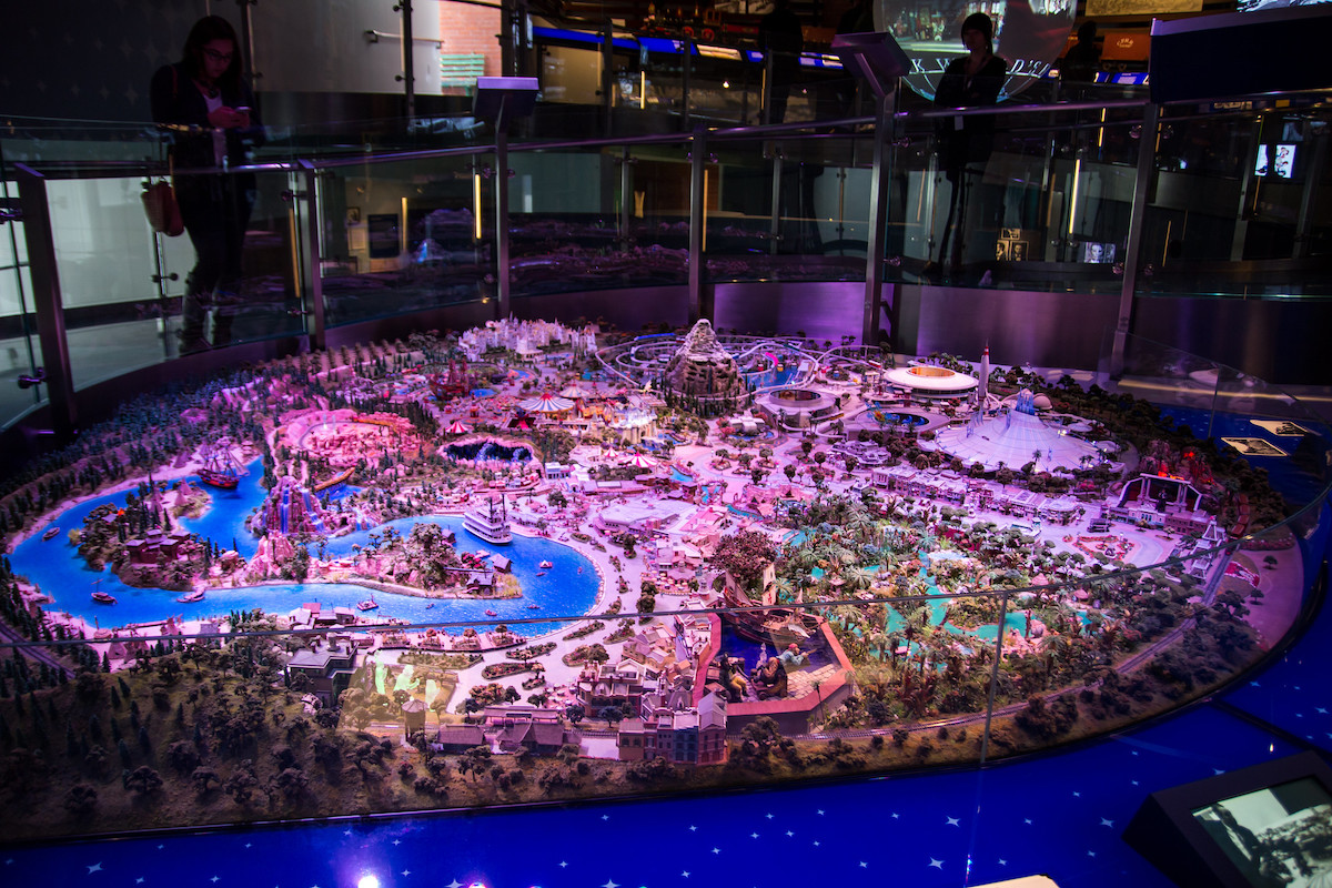 A model of a Walt Disney theme park at the Walt Disney Family Museum in San Francisco, an off the beaten path destination