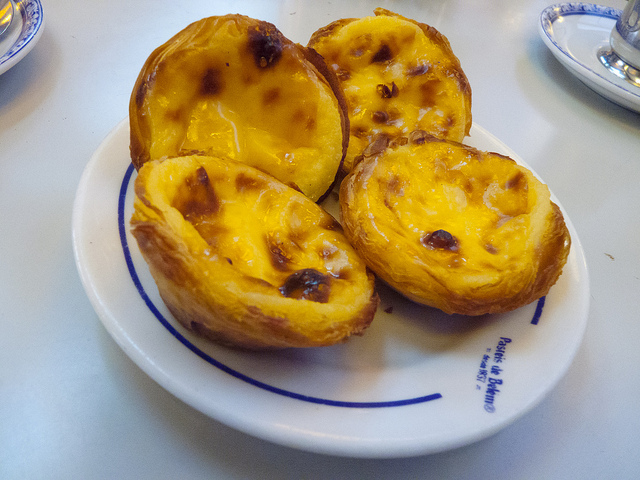 Custard tarts in Lisbon