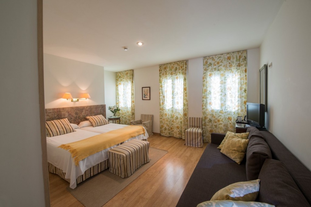 One of the best budget hotels in Seville, the Alcántara has rooms with double beds, couches and a welcoming, homely feel