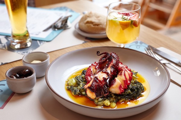Want to try a refined take on Portuguese octopus? Head to Cantina Zé Avillez, home to some of the best seafood in Lisbon.