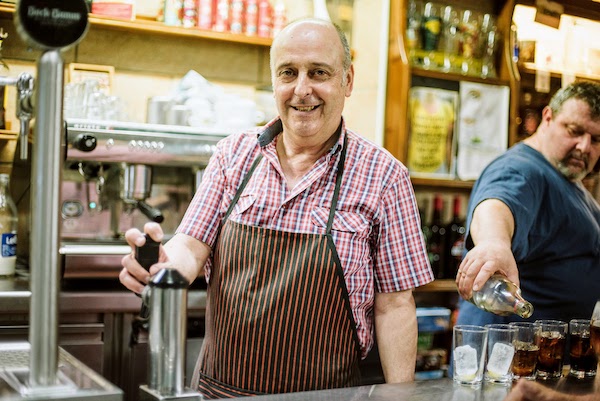 Rafel, owner of the eponymous bar in Barcelona
