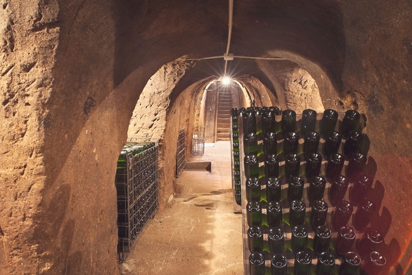 Cantina del Tufaio, home to some seriously spectacular wine caves, is one of our favorite vineyards near Rome.