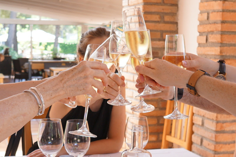 It isn't New Year's Eve in Seville without plenty of free-flowing cava!