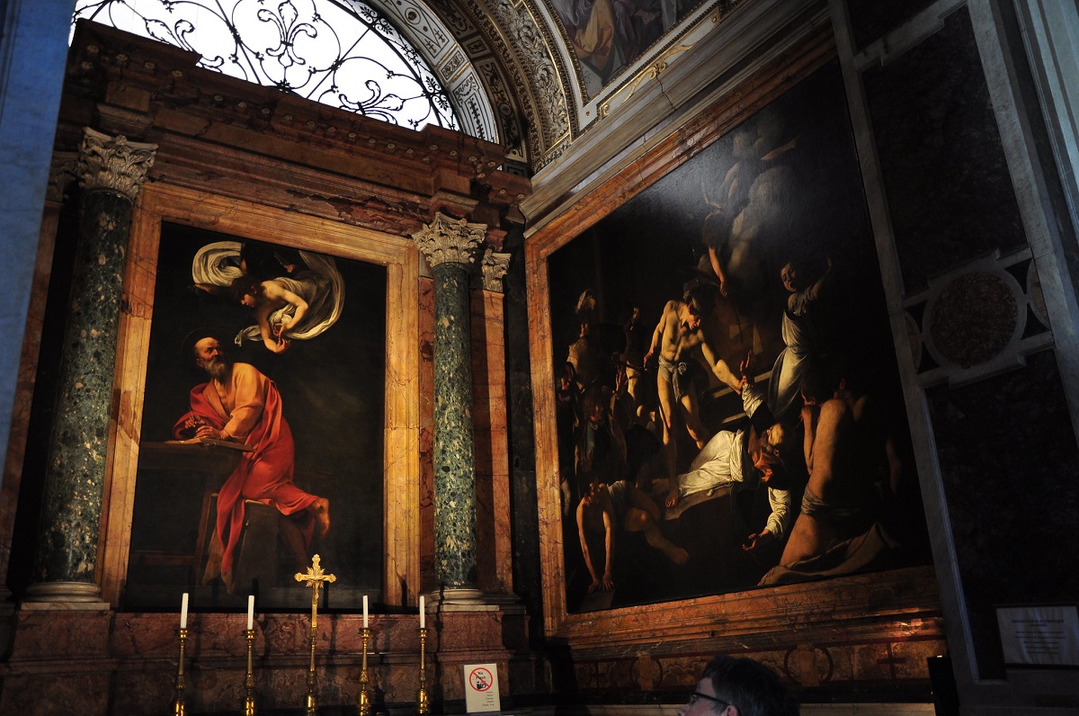 Works by Caravaggio at Chiesa San Luigi dei Francesi