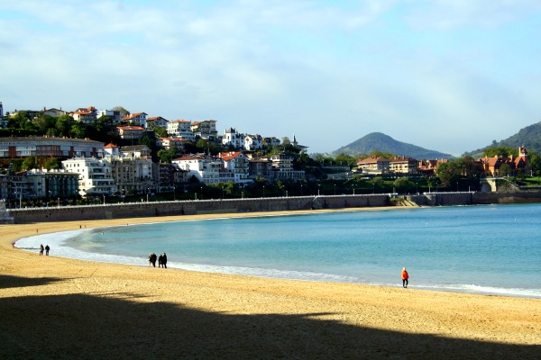 When researching where to stay in San Sebastian, make sure and consider the La Concha neighborhood, right beside the stunning La Concha Bay