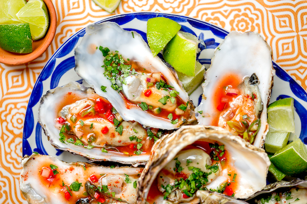 Mexican-style oysters