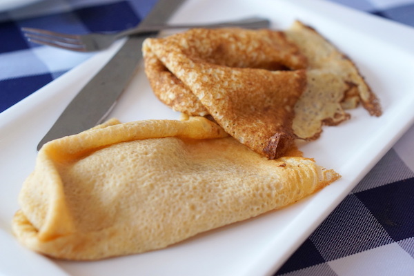 Crêpes are the central part of the Chandeleur holiday tradition in France.