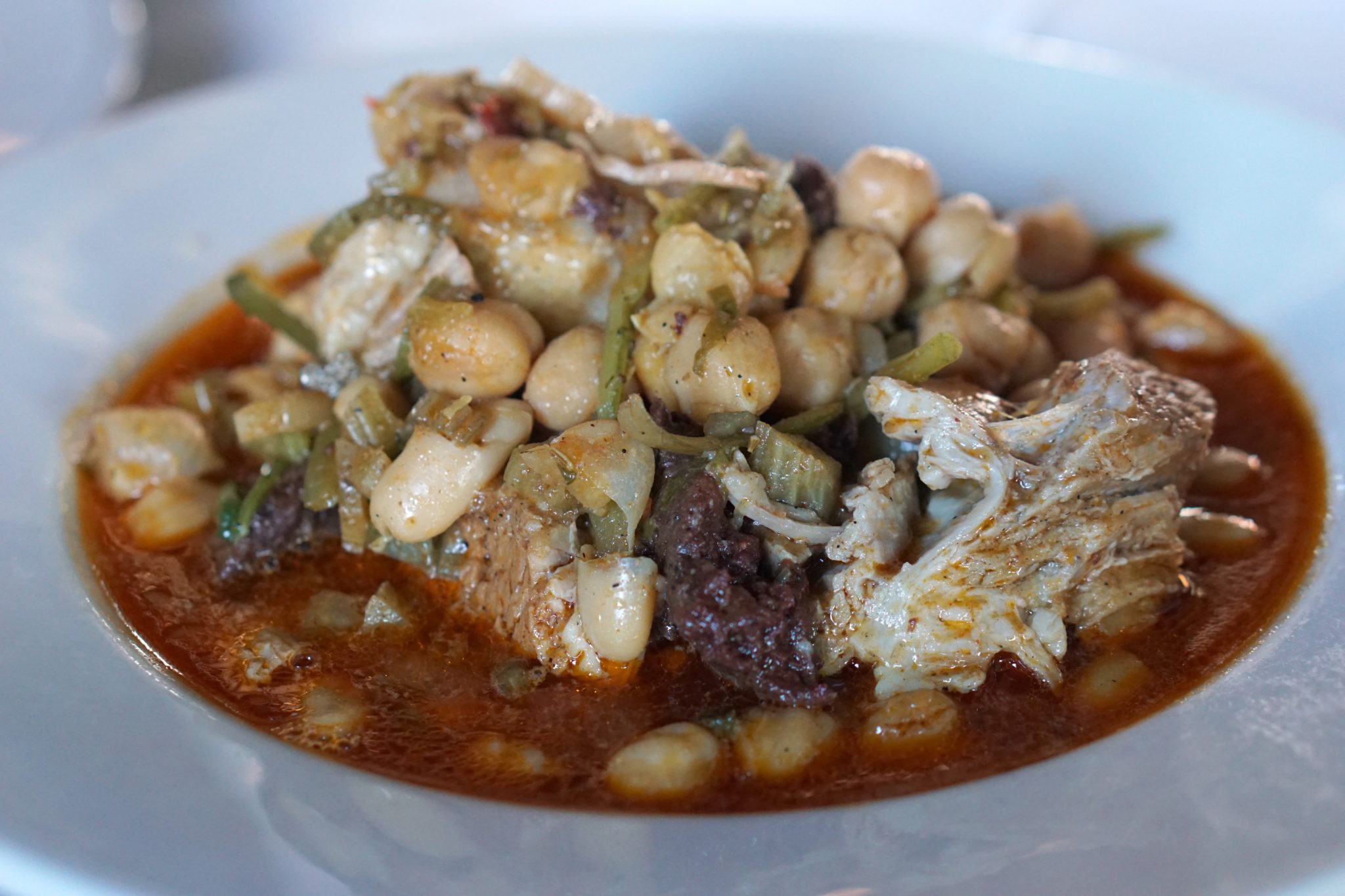 If you're wondering where to eat in Jerez, one of our top picks is Venta Esteban, where they serve delicious traditional dishes like this berza jerezana.