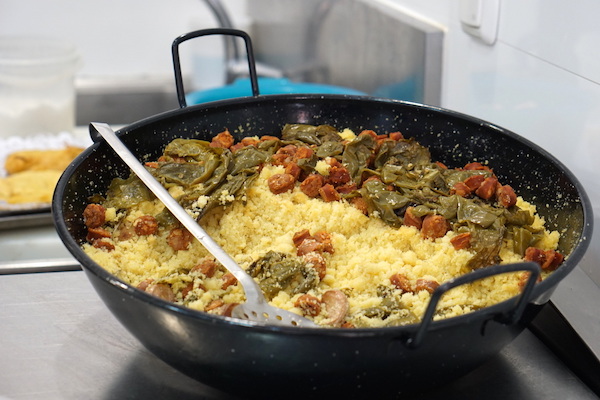 Migas, one of the most popular tapas in Granada, are similar to couscous when prepared in Andalusia.