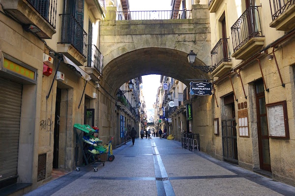 Take some time to get lost in the winding streets of the Old Town during your 24 hours in San Sebastian.