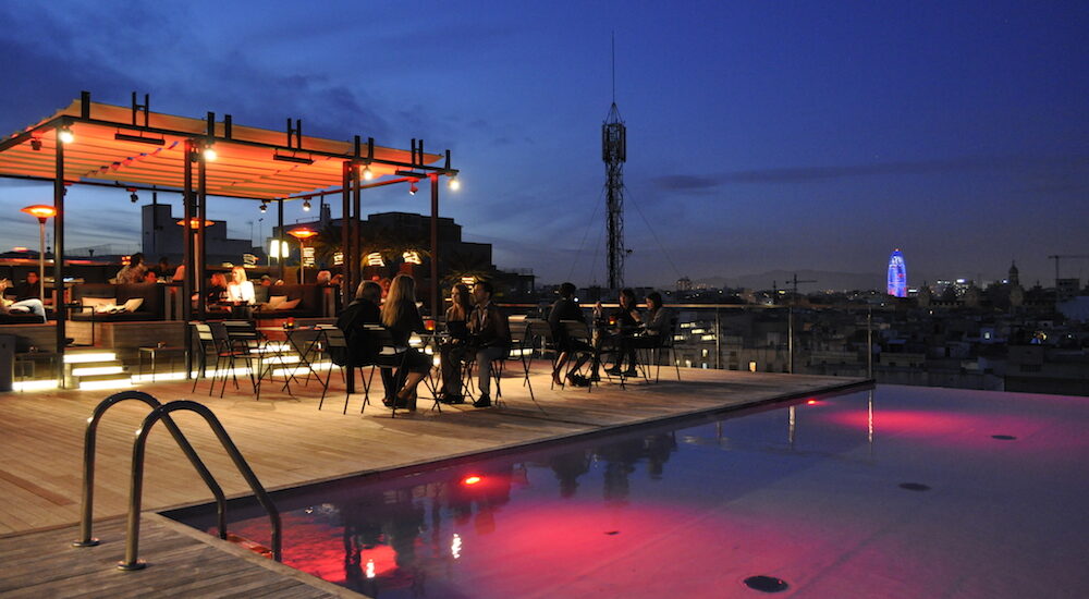 Rooftop Bar in Barcelona