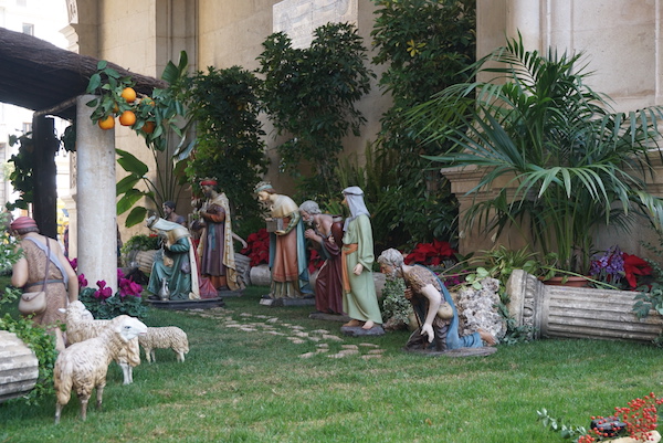Be sure to visit the city's nativity scene, or belén, in San Sebastian in December!