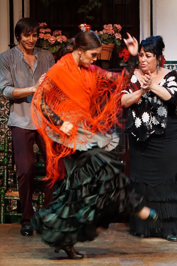 One of the most authentic flamenco shows in Seville in action! 