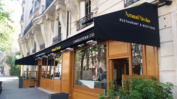 The Arnaud Nicolas restaurant and shop in Paris