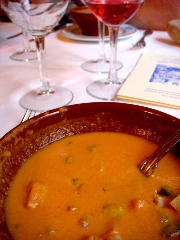 Gazpacho, a cold tomato soup, is one of our favorite Spanish summer recipes.