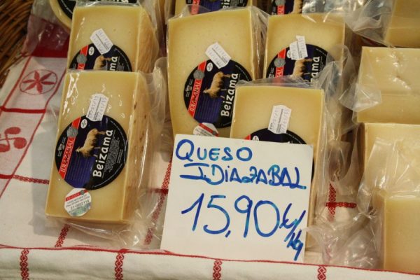 Idiazabal cheese is a typical dessert from the Basque Country, and the Idiazabal option at Bergara is an amazing version! That's one of the reasons why they made our list of where to eat in San Sebastian's Gros neighborhood