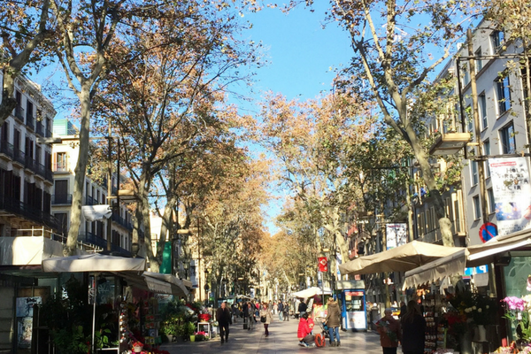 La Rambla can be hectic yes, however, it truly is one of the must-see places in Barcelona!