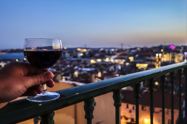 After spending 3 days in Lisbon, end your trip on a perfect note with drinks at a rooftop bar.