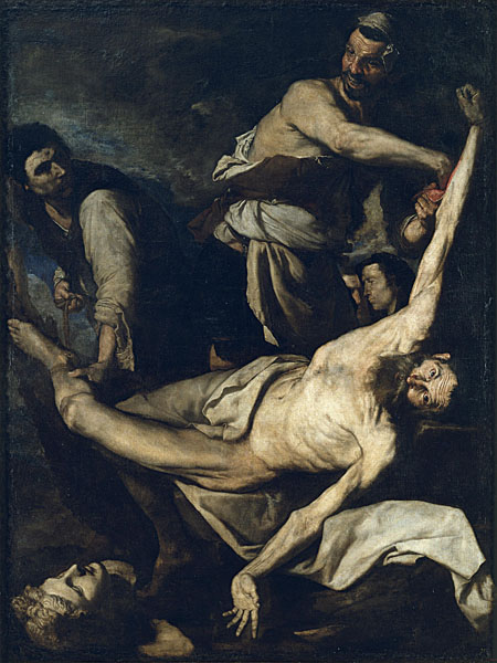 One of the most haunting pieces in the MNAC is the Martyrdom of St. Bartholomew by José de Ribera.