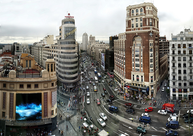Corte Ingles Callao is home to one of the best views in Madrid.