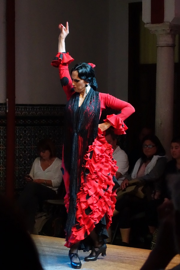 Passionate flamenco dancer Patricia Ibáñez in Seville