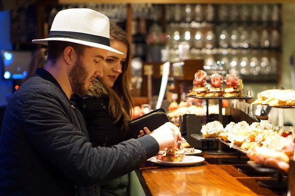There are many lively pintxos bars near the best boutique hotels in San Sebastian.