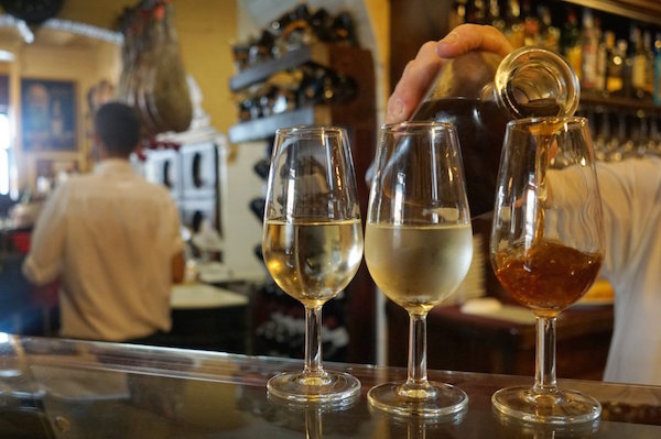 Gandarias is one of our favorite wine bars in San Sebastian. We love their great sherry selection!