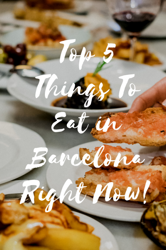 Feeling hungry? Don't miss some of our favorite winter warmers and above all things to eat in Barcelona right now!