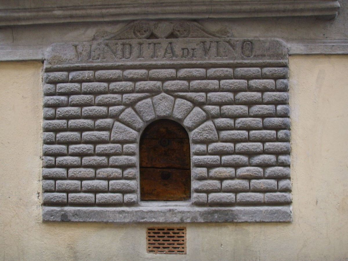 Wine Window in Florence