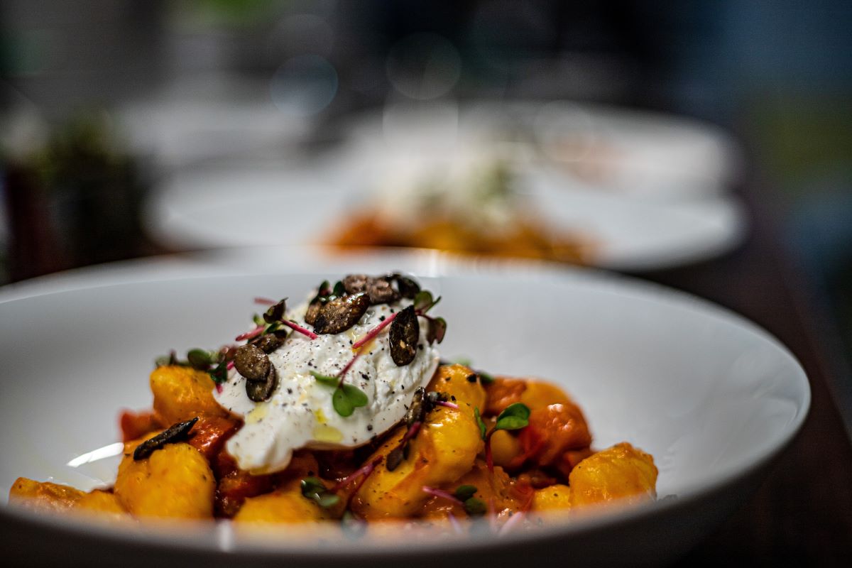 pumpkin gnocchi at restaurant in Naples for any budget