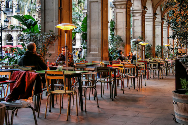We love the beautiful and chilly winter terraces in Barcelona!