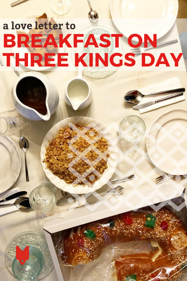 Breakfast on Three Kings Day is full of delicious sweet treats and savory eats. Here's why it's one of our favorite foodie traditions of the year. #Spain #Seville #ThreeKingsDay #breakfast #roscondereyes