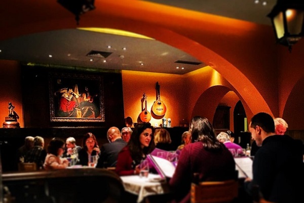 O Faia, pictured here, is one of the best Bairro Alto restaurants to listen to fado!