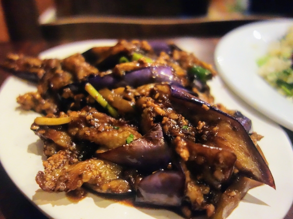 WenZhou is one of the top Belleville restaurants serving up authentic Chinese fare, like these sautéed eggplants. 