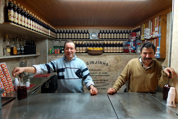 A Ginjinha, featured here, is one of the best bars Lisbon has to try ginjinha, a delicious sour cherry liqueur.