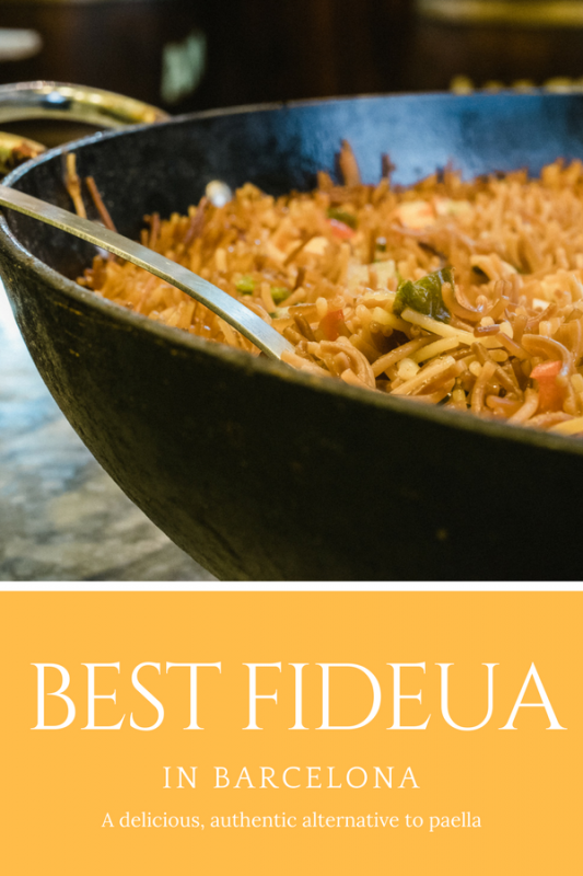 Great places for fideuà in Barcelona - ShBarcelona