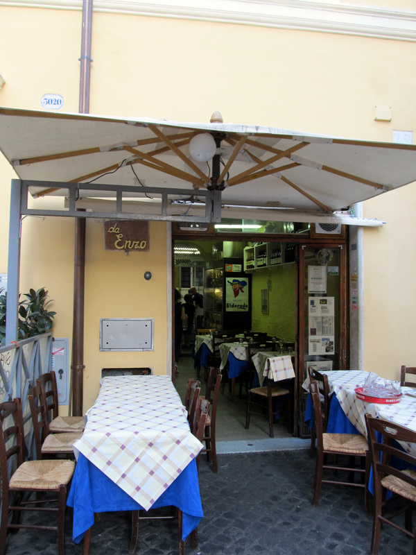 Da Enzo is one of the best places to eat in Trastevere—or in all of Rome, really.