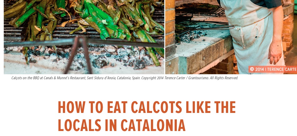 Calçots, or Catalan grilled onions, are a staple of local cuisine! Trying Catalan food is one of the best things to do for foodies in Barcelona - and of course one of the top 5 things to eat in Barcelona right now!
